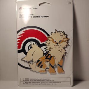 Pokemon Arcanine XL Oversize Enamel Pin Official Nintendo Collectible Lapel Pin